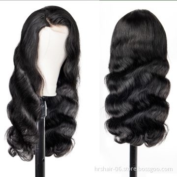 Wholesale Glueless Swiss Lace Wigs 10A Cheap Brazilian Hair 4x4 Raw Body Wave Human Hair Lace Wig Front Wigs